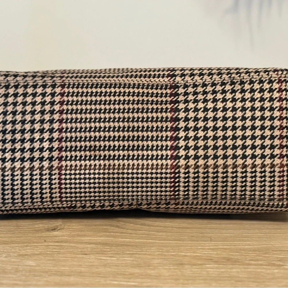 Lauren by Ralph Lauren Brown Cream Tweed / Herringbone Shoulder Bag